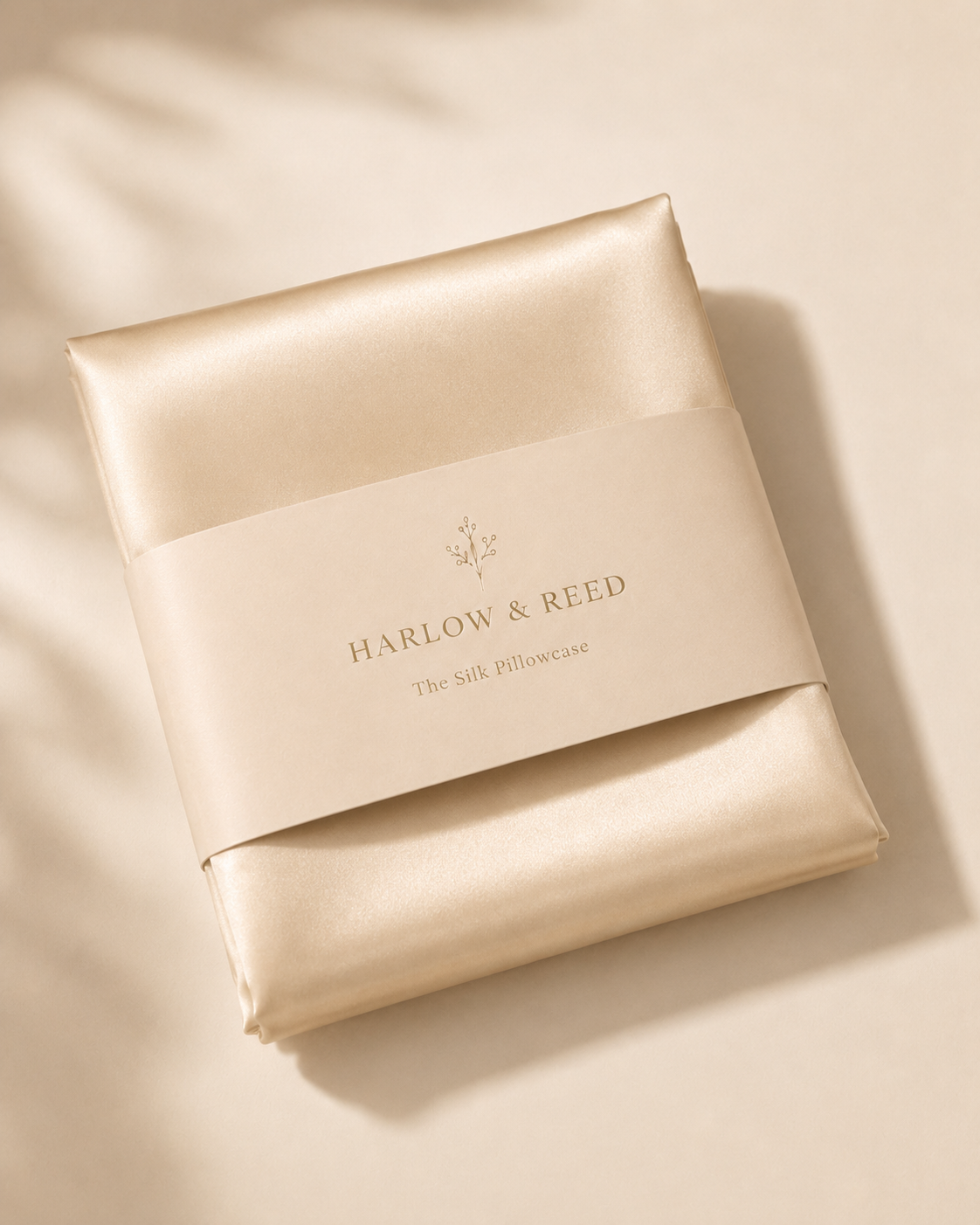 Champagne Mulberry silk pillowcase