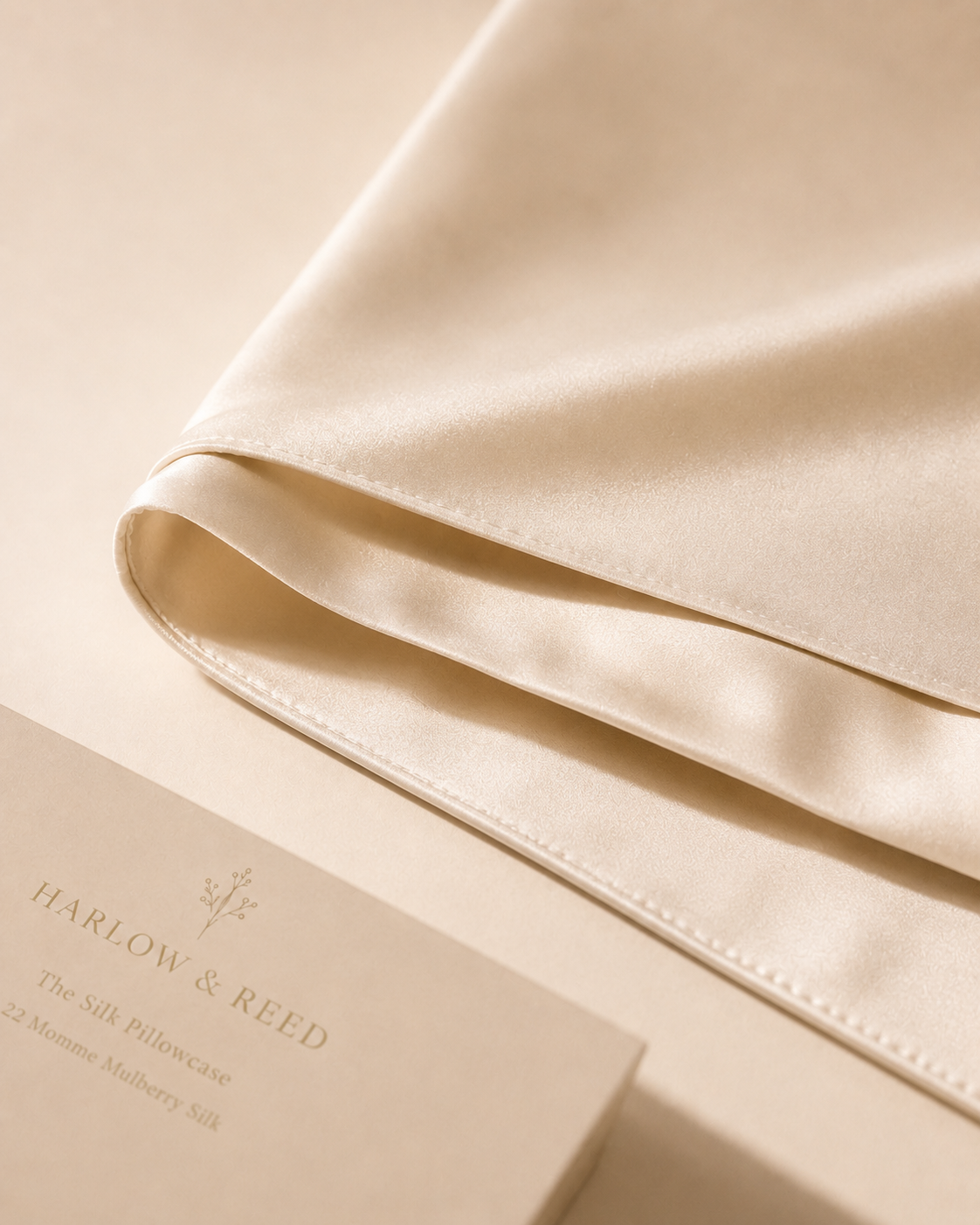 Mulberry silk fold detail